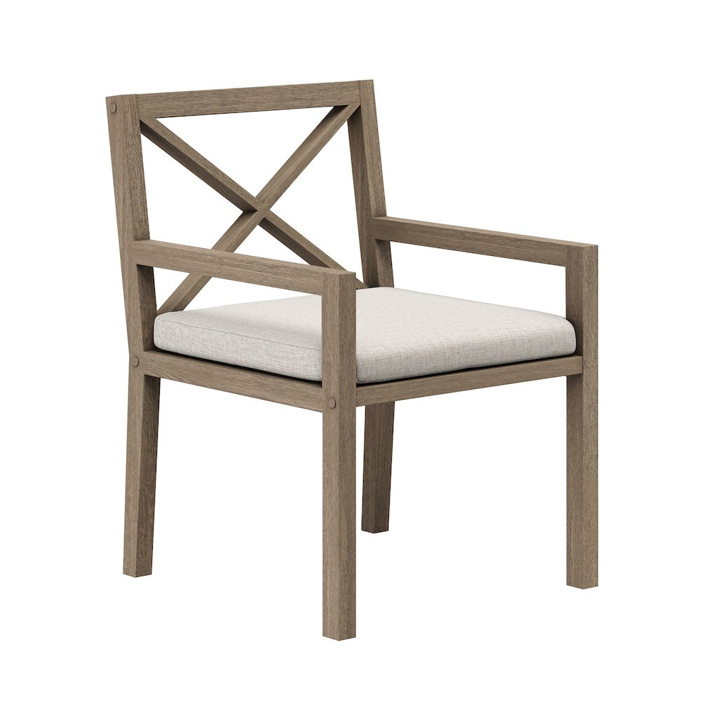 Northlake Outdoor Patio Teak Dining Armchair