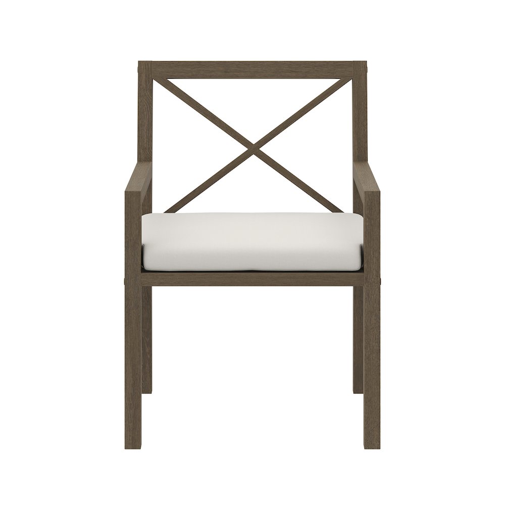 Northlake Outdoor Patio Teak Dining Armchair