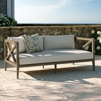 Northlake Outdoor Patio Teak Loveseat