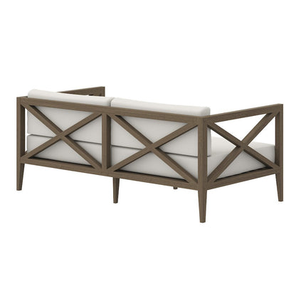 Northlake Outdoor Patio Teak Loveseat
