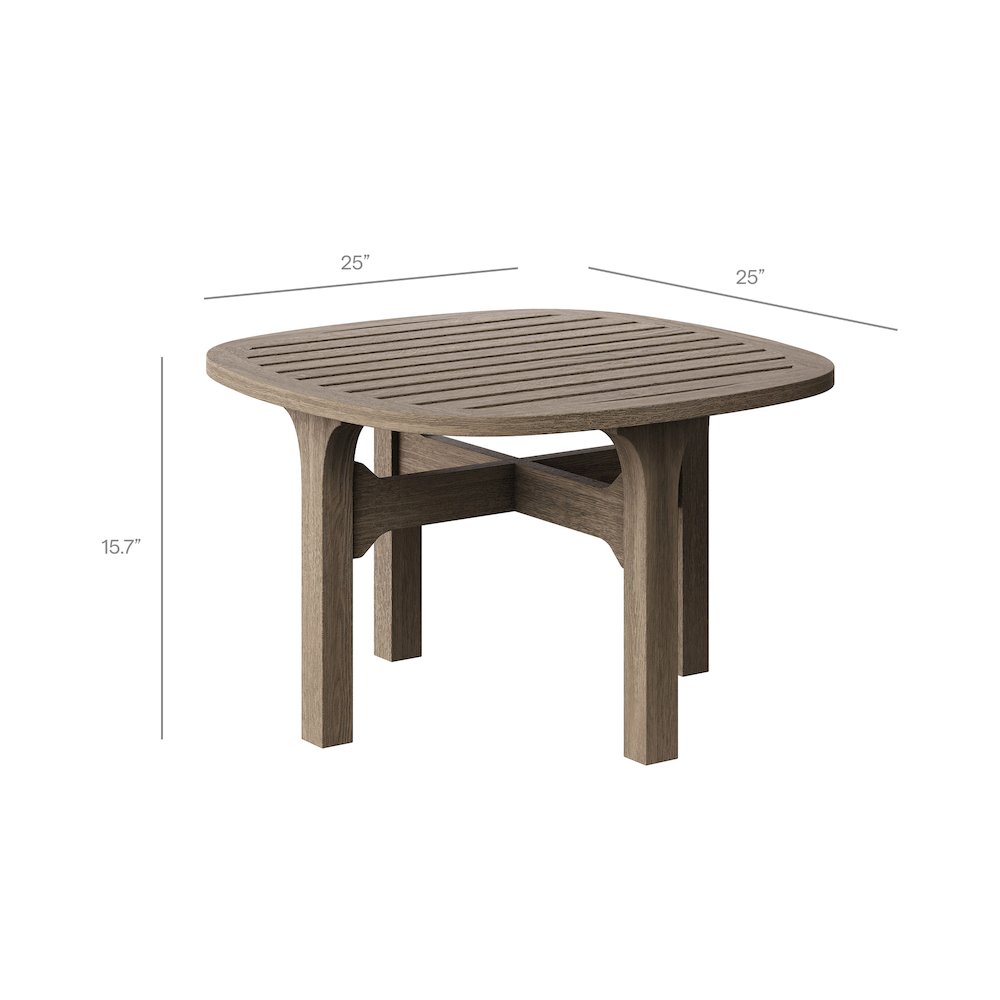 Saratoga Outdoor Patio Teak Wood 3-Piece Chaise Lounge Furniture Set