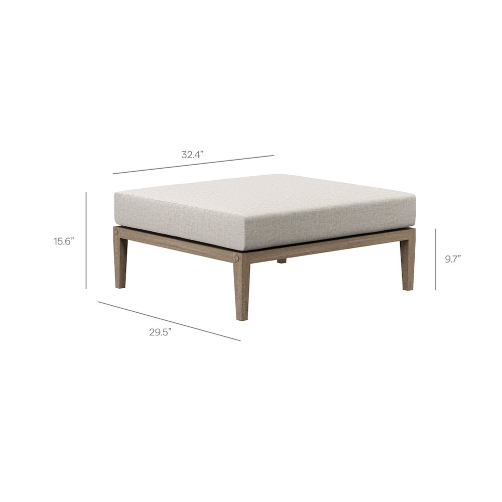 Northlake 5-Piece Outdoor Patio Teak Wood Furniture Set