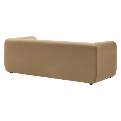 Leif 89" Performance Velvet Upholstered Sofa