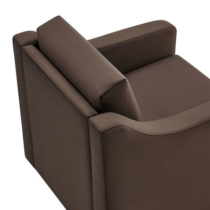 Liora Performance Velvet Armchair