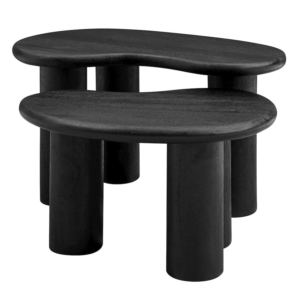 Hackney Mango Wood Nesting Coffee Table Set