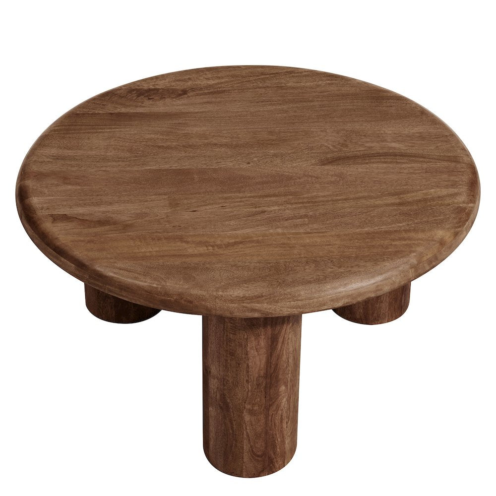 Mavina Round Mango Wood Coffee Table
