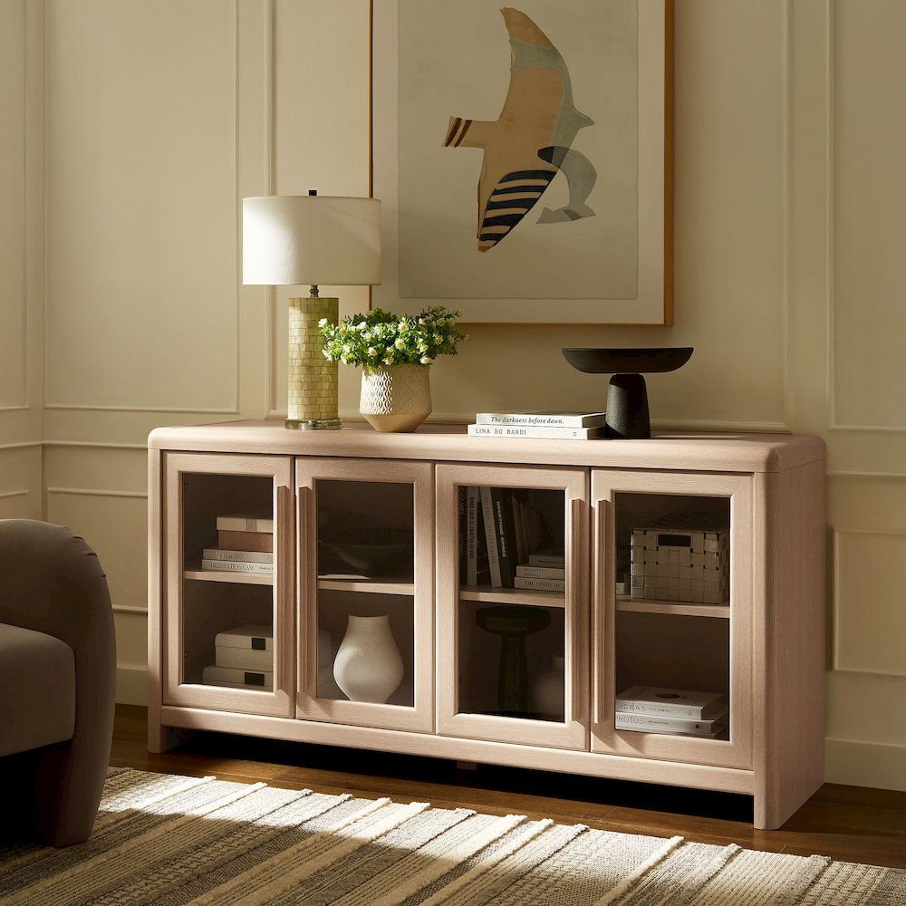 Evren 4-Door Sideboard Storage Display Cabinet
