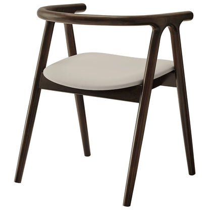 Henry Vegan Leather and Wood Dining Chair