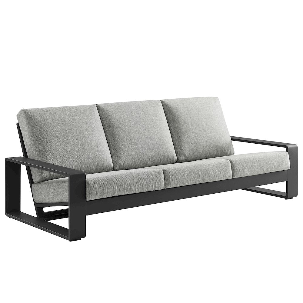 Lirienne Outdoor Patio Aluminum Sofa