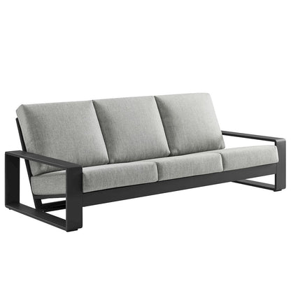 Lirienne Outdoor Patio Aluminum Sofa