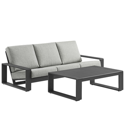 Lirienne 2-Piece Outdoor Patio Aluminum Furniture Set