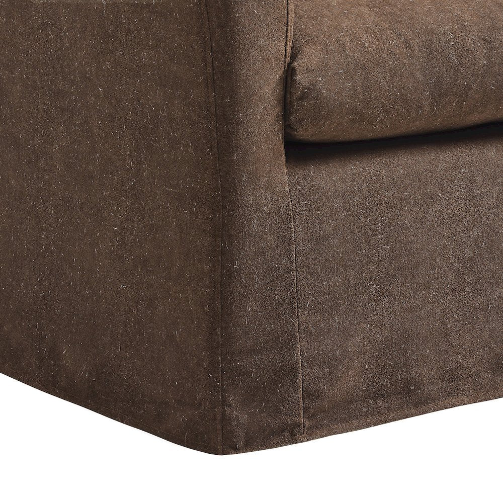 Somerset Linen Blend Slipcovered Armchair