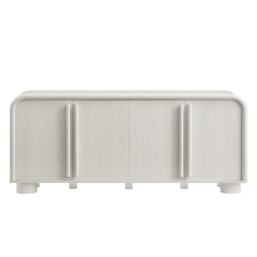 Bellamy Curved 4-Door Sideboard Cabinet