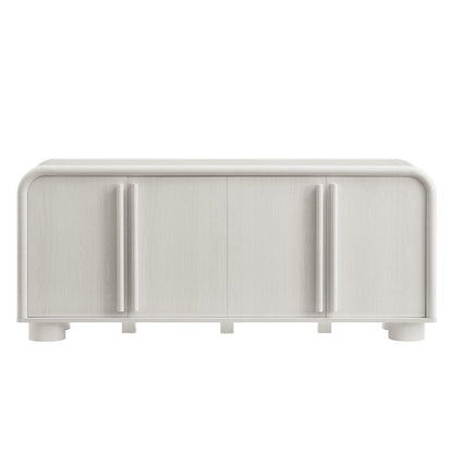 Bellamy Curved 4-Door Sideboard Cabinet