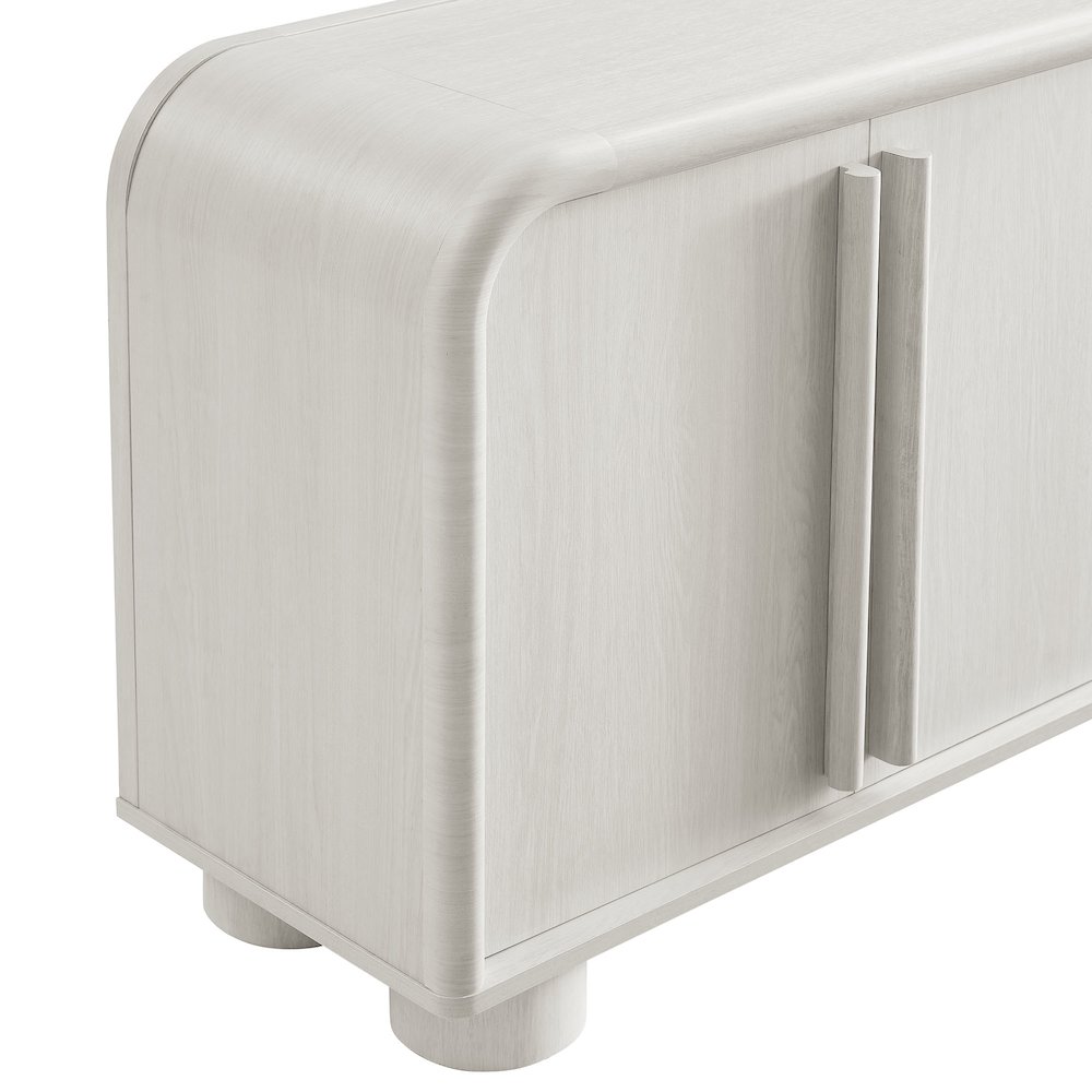 Bellamy Curved 4-Door Sideboard Cabinet