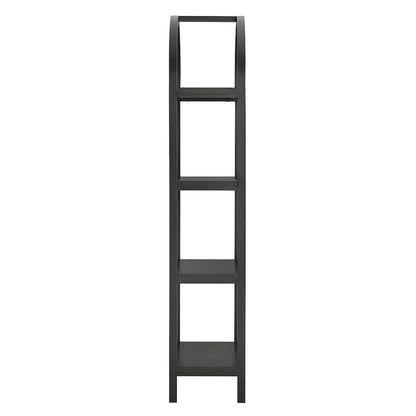 Vexley 72 Inch Tall Narrow Arched Bookshelf