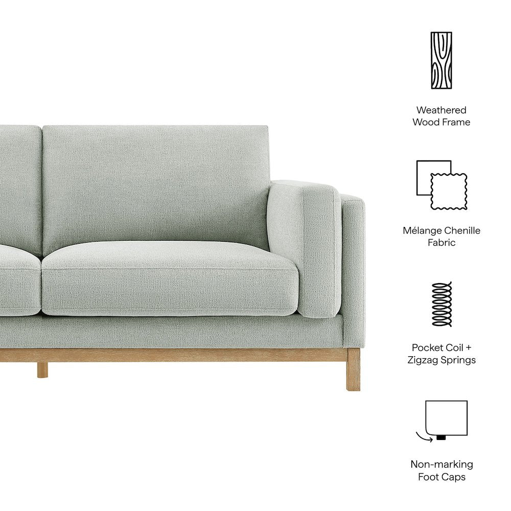 Roscoe 81 inch Fabric Sofa