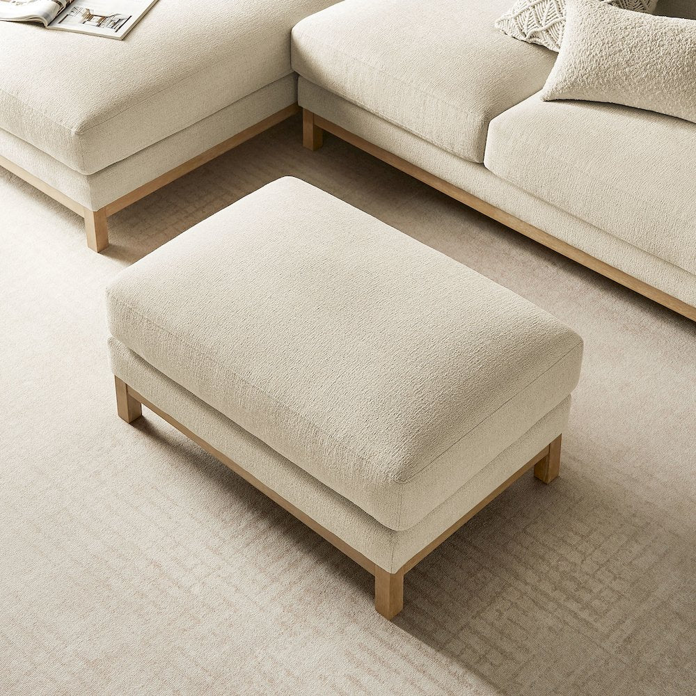 Roscoe Fabric Ottoman
