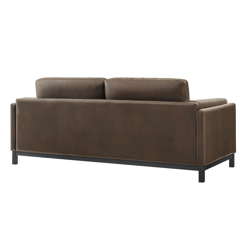 Roscoe 81 inch Vegan Leather Sofa