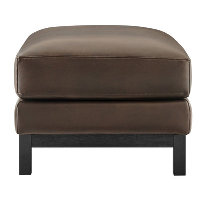 Roscoe Vegan Leather Ottoman