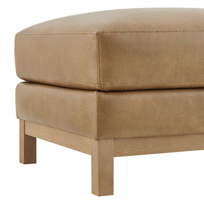 Roscoe Vegan Leather Ottoman