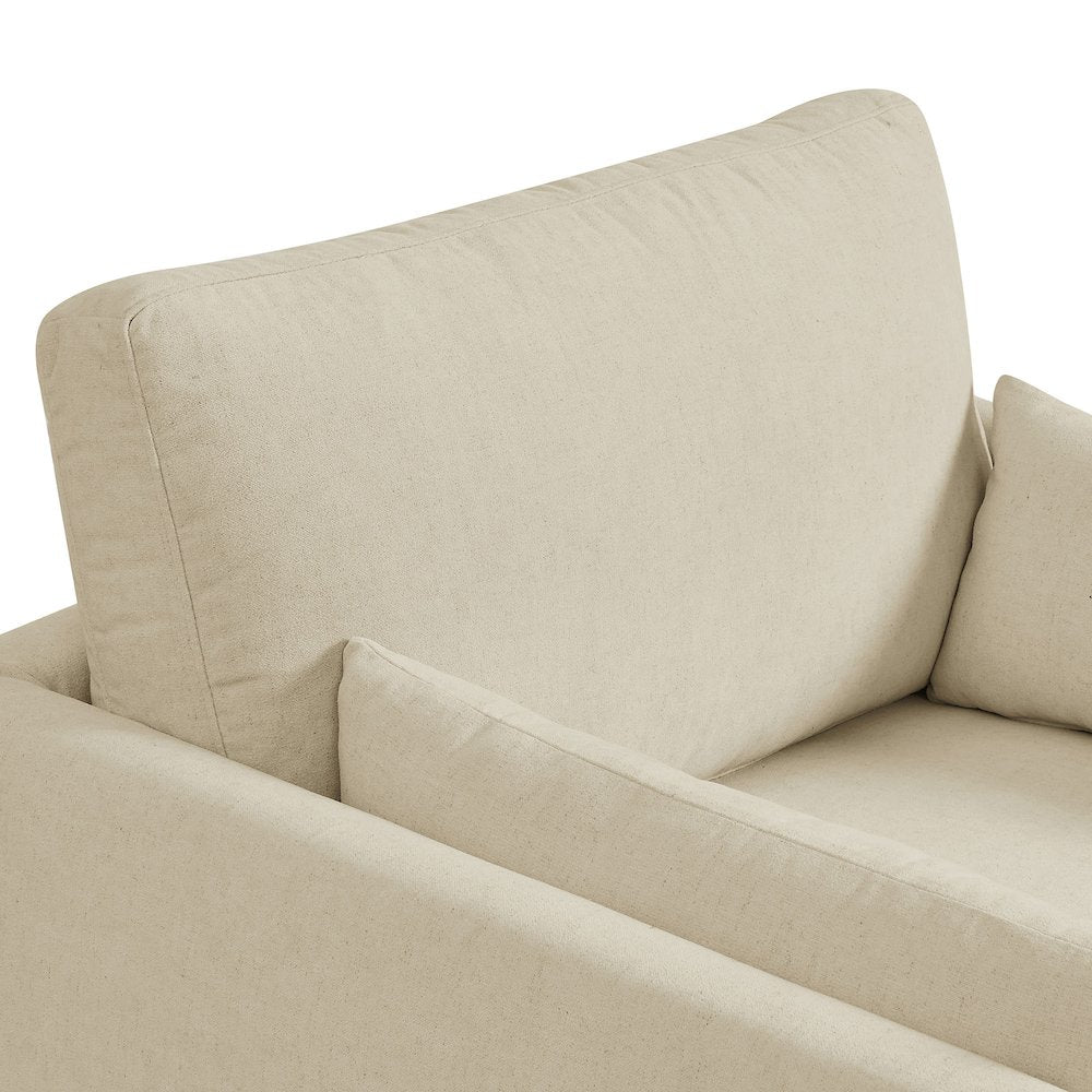Wellfleet Slipcovered Linen-Blend Armchair - Linen