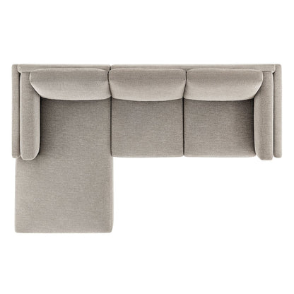Roscoe Left-Facing Fabric Sectional Sofa with Chaise