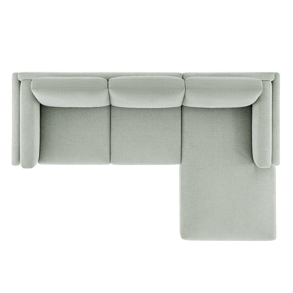 Roscoe Right-Facing Fabric Sectional Sofa with Chaise