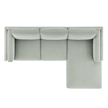 Roscoe Right-Facing Fabric Sectional Sofa with Chaise