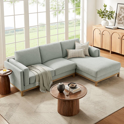 Roscoe Right-Facing Fabric Sectional Sofa with Chaise