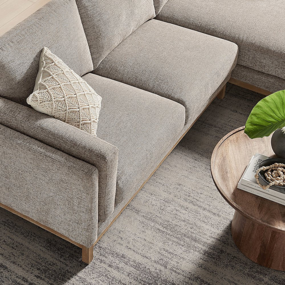 Roscoe Right-Facing Fabric Sectional Sofa with Chaise