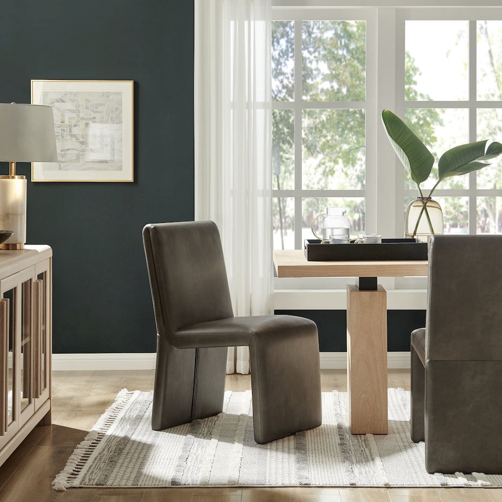 Emory Vegan Leather Dining Side Chair