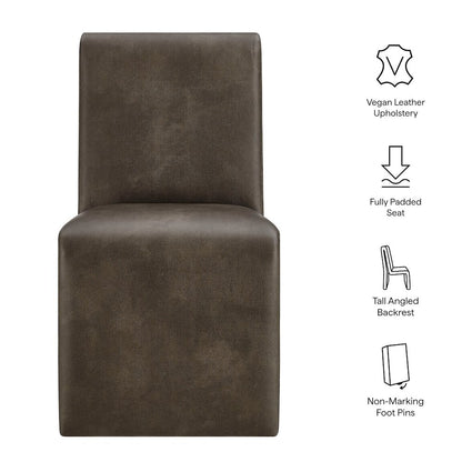 Emory Vegan Leather Dining Side Chair