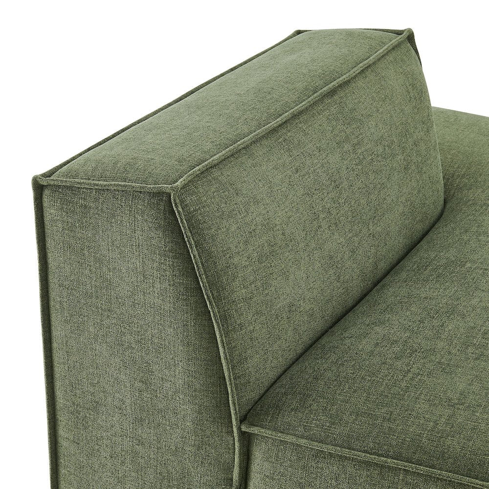 Restore Performance Fabric Upholstered Right-Facing Armless Modular Chaise