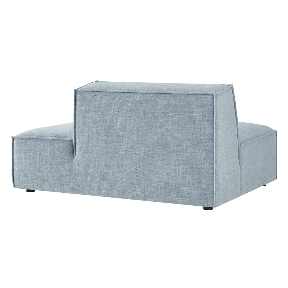 Restore Performance Fabric Upholstered Right-Facing Armless Modular Chaise