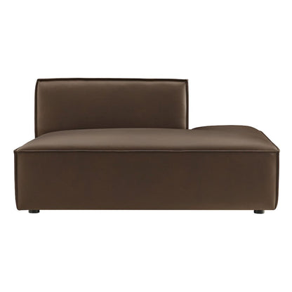 Restore Vegan Leather Right-Facing Armless Modular Chaise