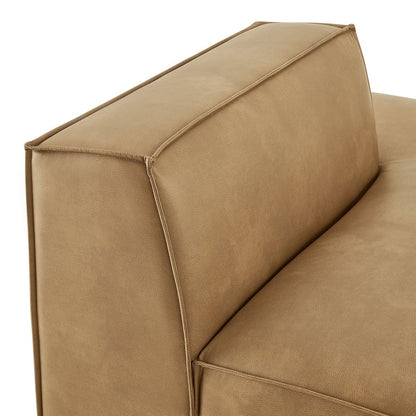Restore Vegan Leather Right-Facing Armless Modular Chaise