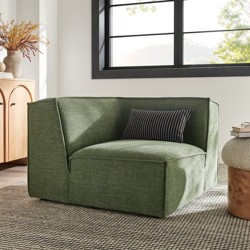Restore Performance Fabric Upholstered Modular Corner Chair