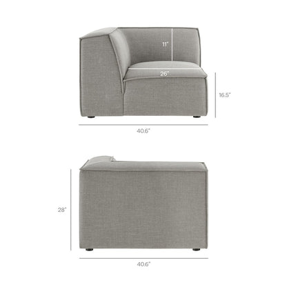 Restore Performance Fabric Upholstered Modular Corner Chair