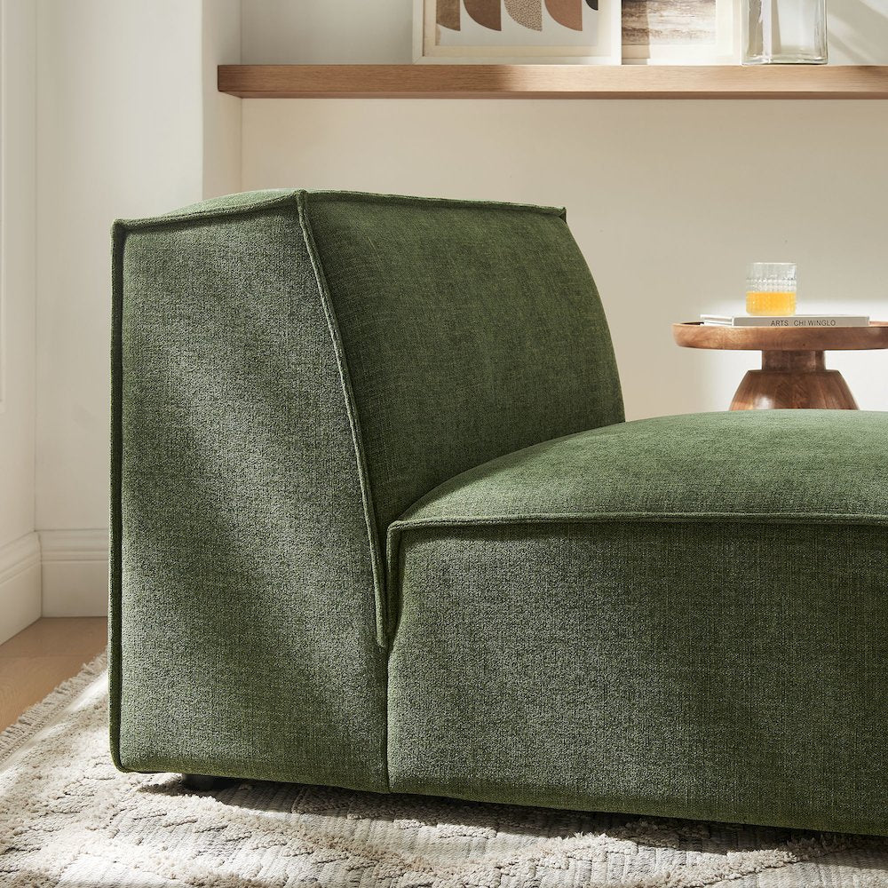 Restore Performance Fabric Upholstered Armless Modular Chair