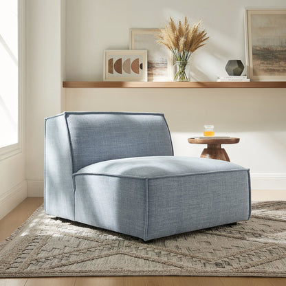 Restore Performance Fabric Upholstered Armless Modular Chair