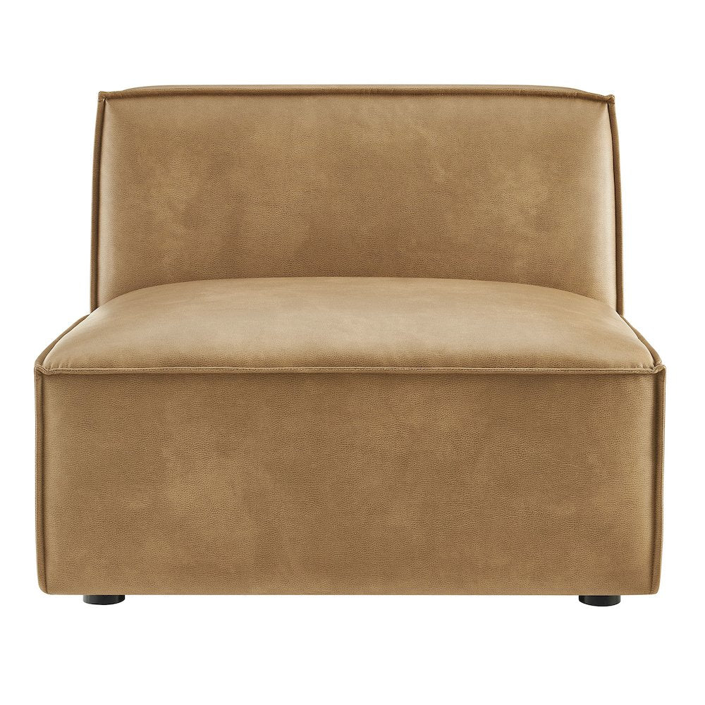 Restore Vegan Leather Armless Modular Chair
