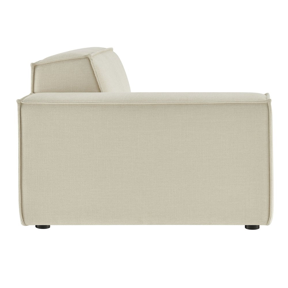 Restore Performance Fabric Upholstered Left-Facing Modular Lounge Chair