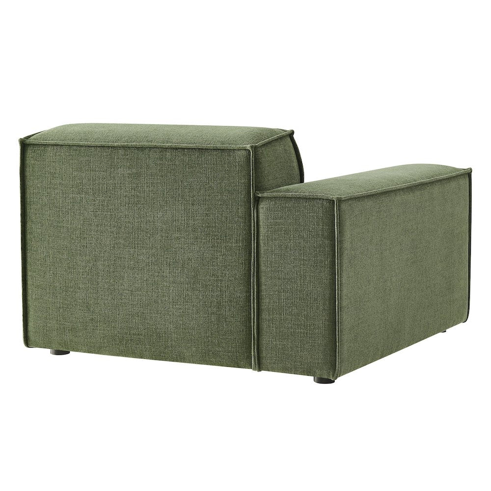 Restore Performance Fabric Upholstered Left-Facing Modular Lounge Chair