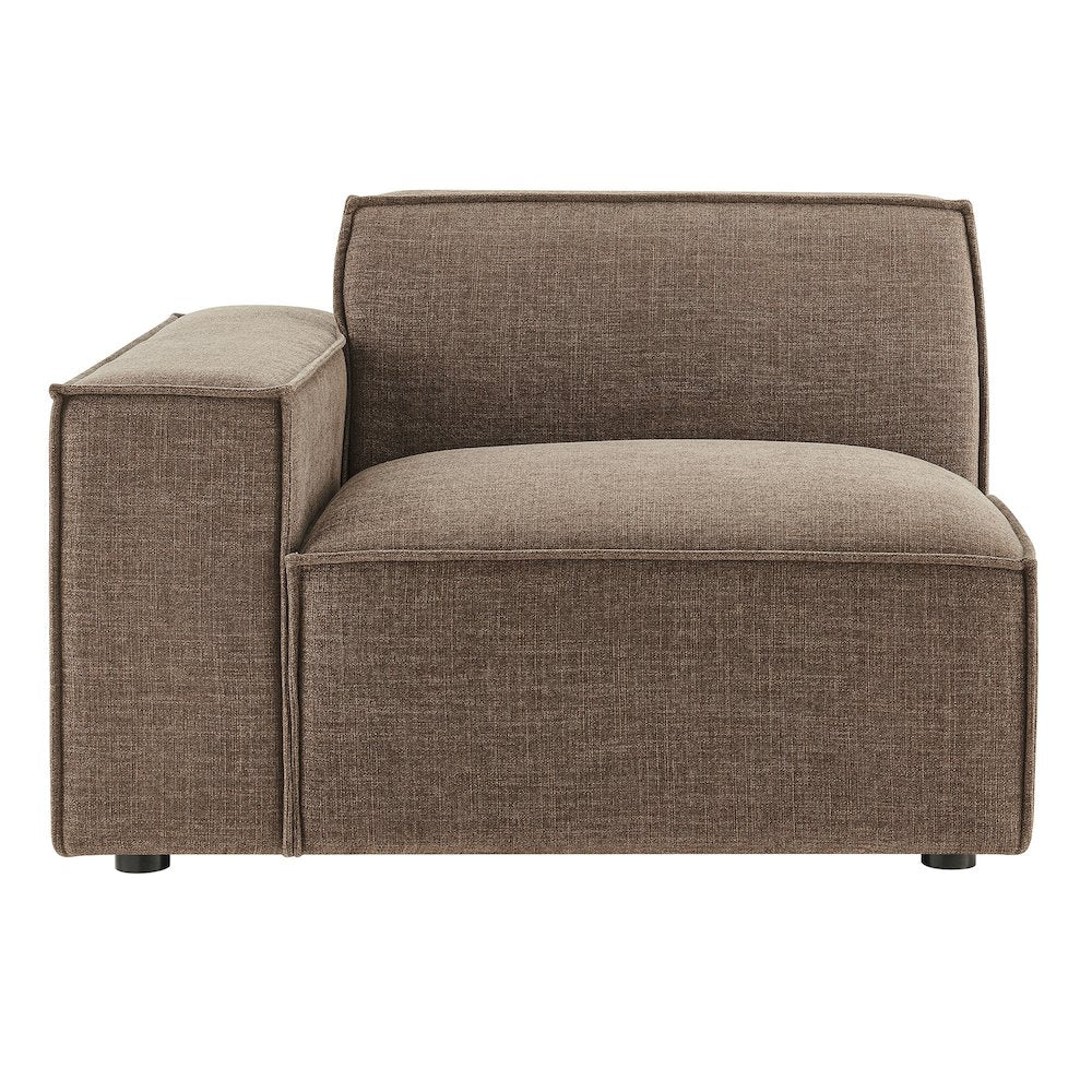 Restore Performance Fabric Upholstered Left-Facing Modular Lounge Chair