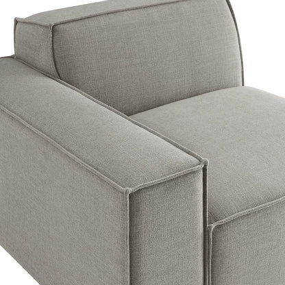 Restore Performance Fabric Upholstered Left-Facing Modular Lounge Chair