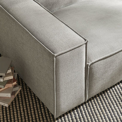 Restore Performance Fabric Upholstered Left-Facing Modular Lounge Chair