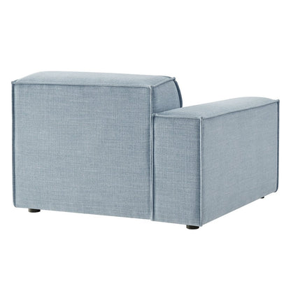 Restore Performance Fabric Upholstered Left-Facing Modular Lounge Chair