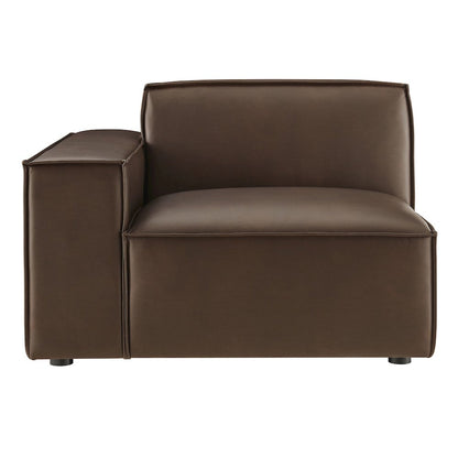 Restore Vegan Leather Left-Facing Modular Lounge Chair