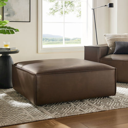 Restore Vegan Leather Modular Ottoman